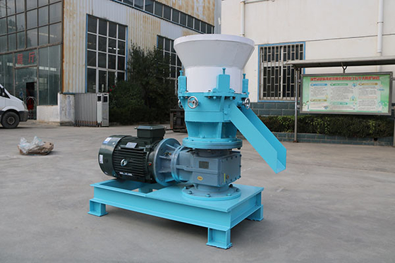 1-2TPH Feed Pellet Production Line 3-30mm Rice Husk Pellet Making Machine