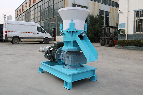 1-2TPH Feed Pellet Production Line 3-30mm Rice Husk Pellet Making Machine